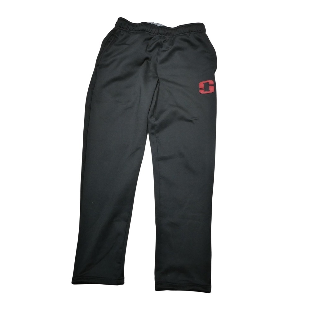 UNRL Striker Ice Performance Sweatpants Mens M Black Fleece Elastic Waist